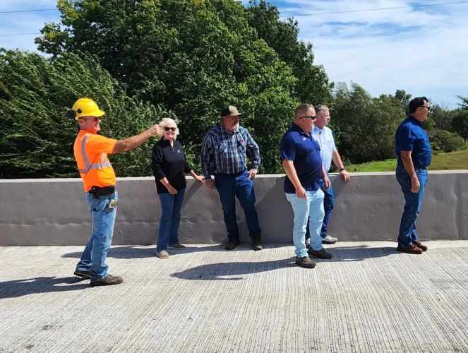Tour provides insight into county roads and bridges